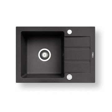 Pyramis 70166501 - Кухонная мойка NEXT 62x44 см гранит/матовый черный