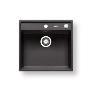 Pyramis 70168301 - Кухонная мойка CAMEA 50x53 см гранит/чёрный