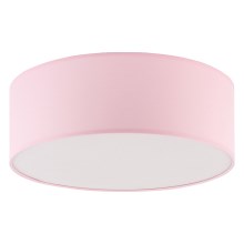 Потолочный детский светильник RONDO KIDS 2xE27/15W/230V розовый
