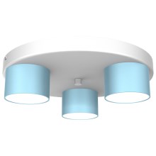 Потолочный светильник DIXIE 3xGX53/11W/230V голубой