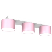Потолочный светильник DIXIE 3xGX53/11W/230V розовый