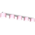 Потолочный светильник DIXIE 5xGX53/11W/230V розовый