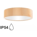 Потолочный светильник для ванной комнаты CLEO 2xE27/24W/230V IP54 диаметр 27,5 см сосна