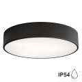 Потолочный светильник для ванной комнаты CLEO 3xE27/24W/230V d. 40 cm черная IP54