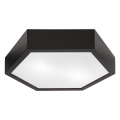 Потолочный светильник HEX 2xE27/60W/230V ⌀ 43 см черная сосна