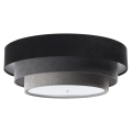 Потолочный светильник TRINITI 2xE27/60W/230V серый/черный/серебряный