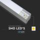Підвісна світлодіодна люстра SAMSUNG CHIP LED/40W/230V 4000K срібний