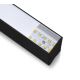 Підвісна світлодіодна люстра SAMSUNG CHIP LED/40W/230V 6400K чорна