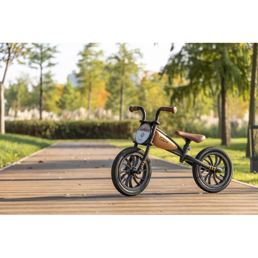 QPlay - Біговел FEDURO чорний/бежевий