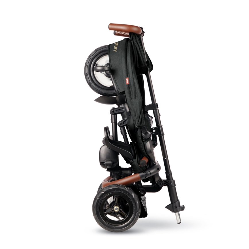 QPlay - Детский трехколесный велосипед RITO DELUXE (ограниченная специальная серия) черный