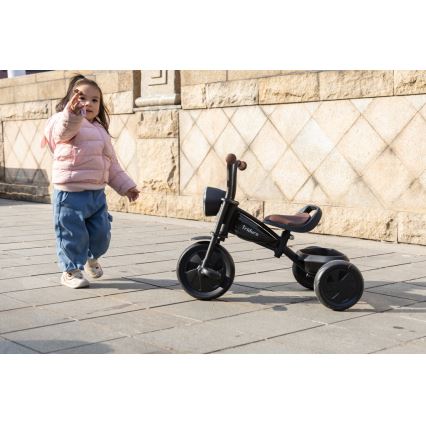 QPlay - Детский трехколесный велосипед TRIDURO черный