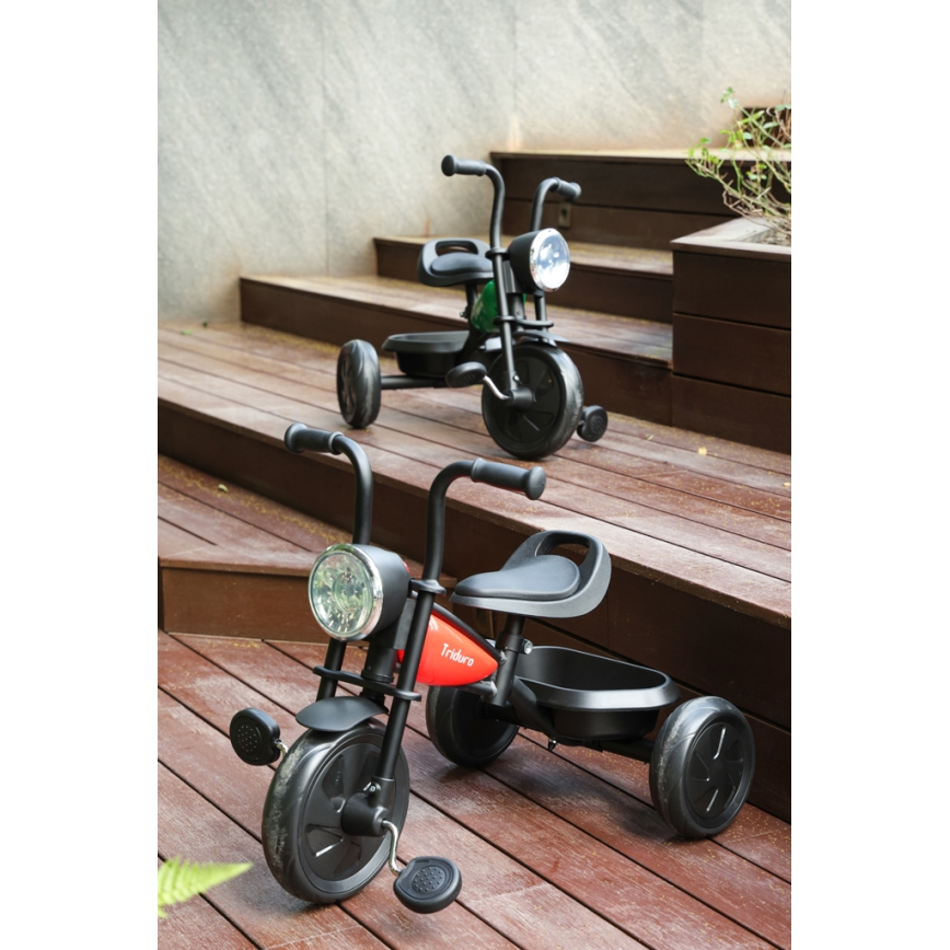 QPlay - Детский трехколесный велосипед TRIDURO черный