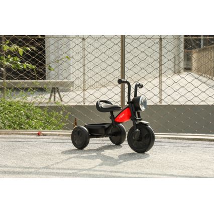 QPlay - Детский трехколесный велосипед TRIDURO черный/красный