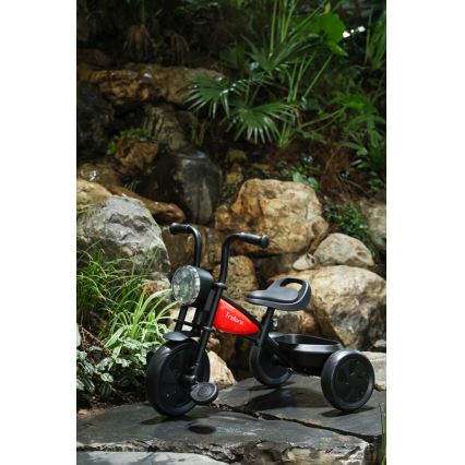 QPlay - Детский трехколесный велосипед TRIDURO черный/красный