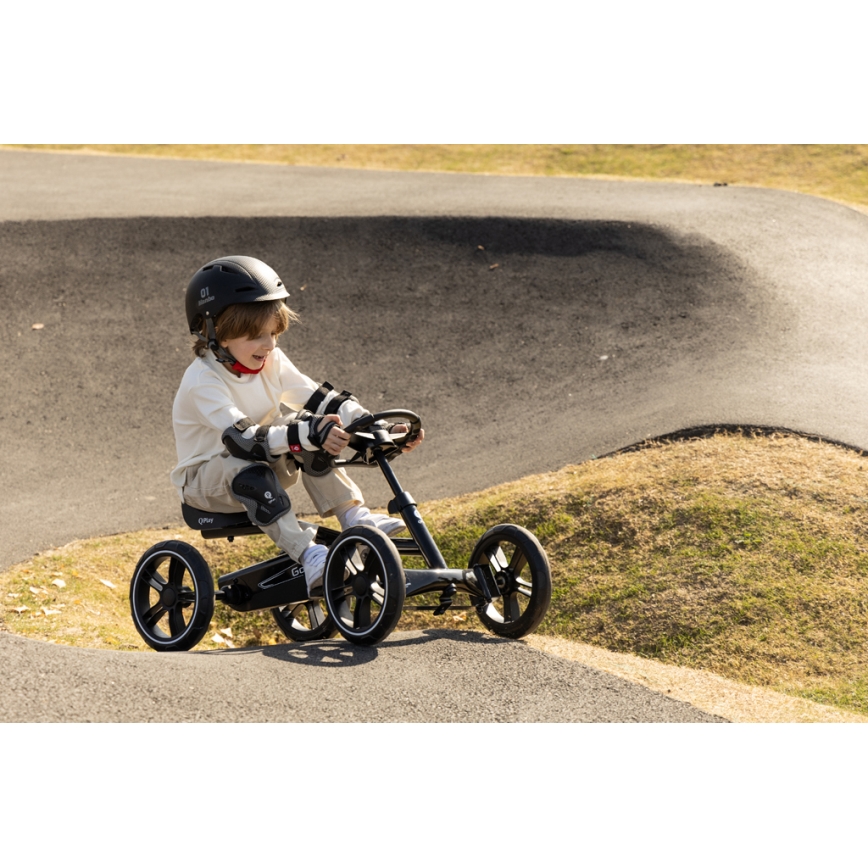 QPlay - Детский квадроцикл GO KART чёрный