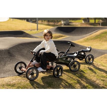 QPlay - Детский квадроцикл GO KART чёрный