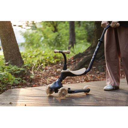 QPlay - Дитячий самокат 5в1 SEMA бежевий