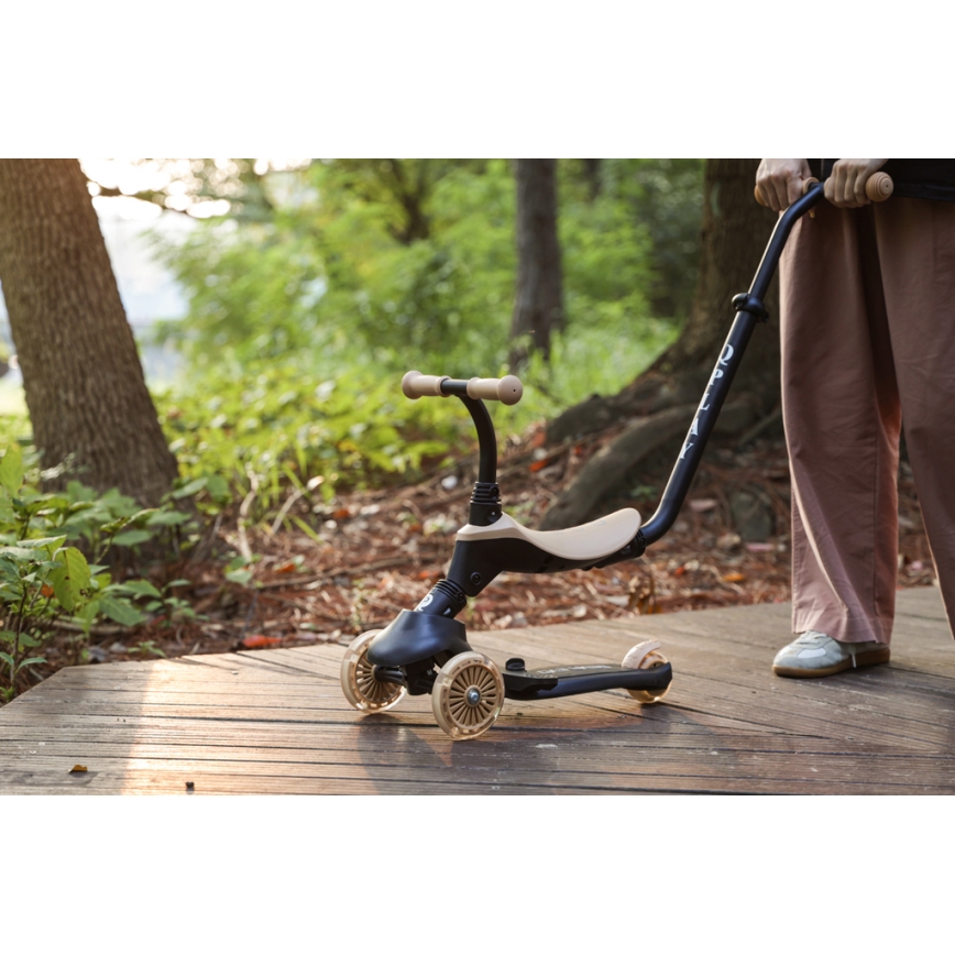 QPlay - Дитячий самокат 5в1 SEMA бежевий