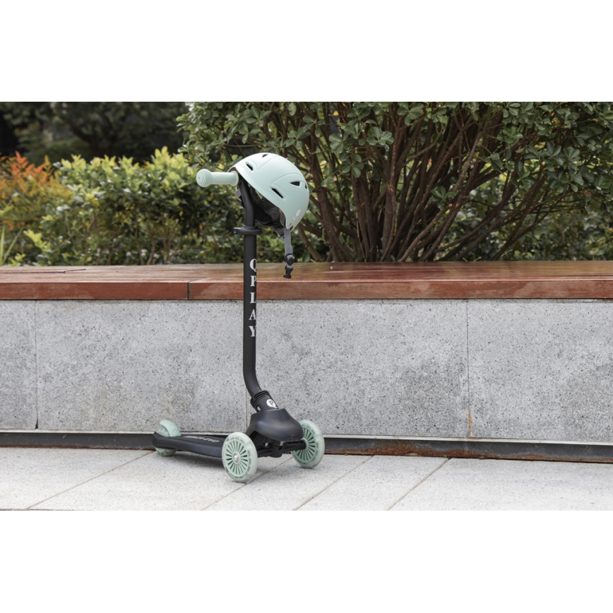 QPlay - Дитячий самокат 5в1 SEMA зелений