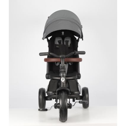 QPlay - Дитячий триколісний велосипед 7 в 1 COMFO MAX сірий