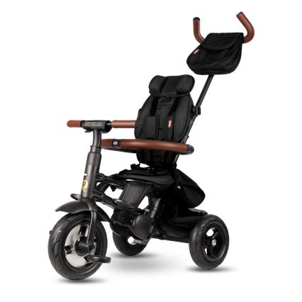QPlay - Дитячий триколісний велосипед RITO DELUXE (Limited special edition) чорний