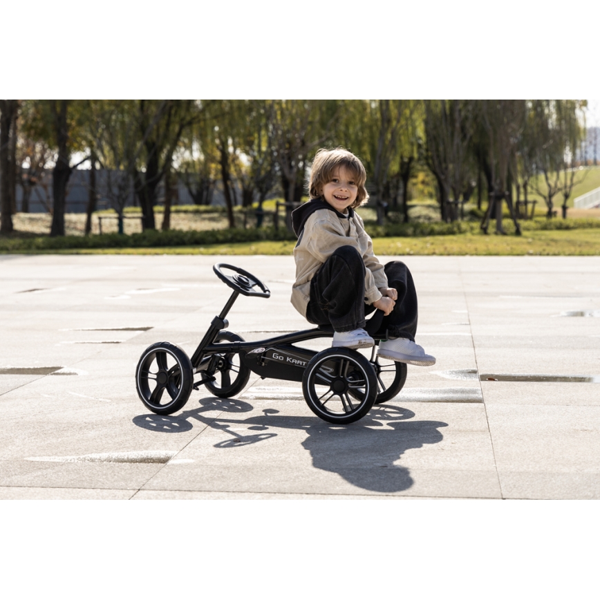 QPlay - Дитячий квадроцикл GO KART чорний