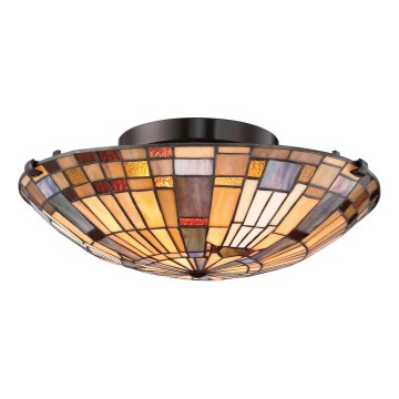 Quoizel - Потолочный светильник INGLENOOK 2xE27/60W/230V диаметр 40,7 см
