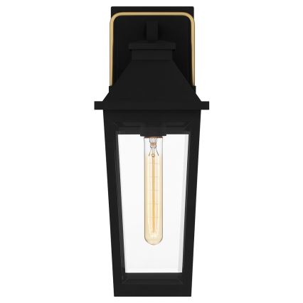 Quoizel - Уличный настенный светильник BUCKLEY 1xE27/40W/230V IP44 черный