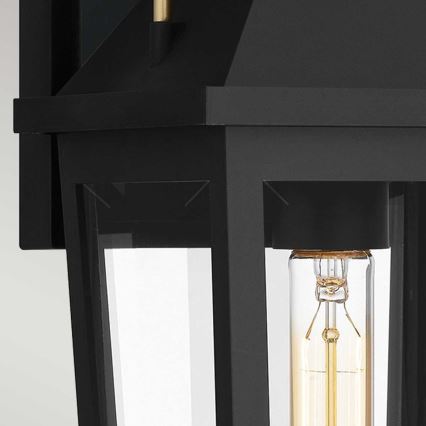 Quoizel - Уличный настенный светильник BUCKLEY 1xE27/40W/230V IP44 черный