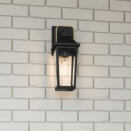 Quoizel - Уличный настенный светильник BUCKLEY 1xE27/40W/230V IP44 черный