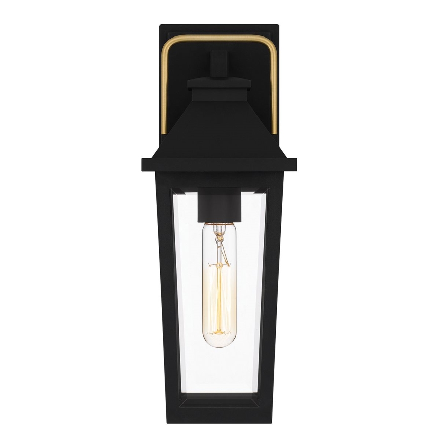 Quoizel - Уличный настенный светильник BUCKLEY 1xE27/40W/230V IP44 черный