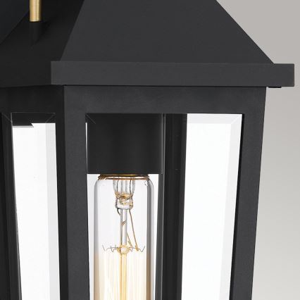 Quoizel - Уличный настенный светильник BUCKLEY 1xE27/40W/230V IP44 черный