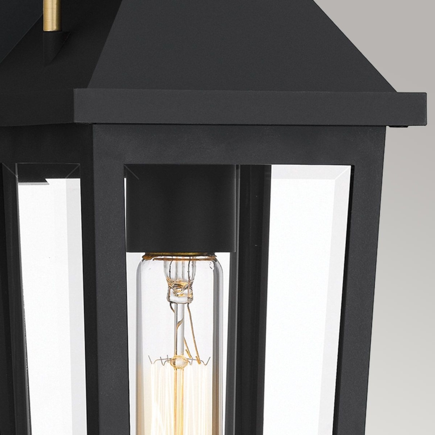 Quoizel - Уличный настенный светильник BUCKLEY 1xE27/40W/230V IP44 черный
