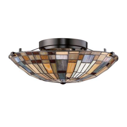 Quoizel - Потолочный светильник INGLENOOK 2xE27/60W/230V диаметр 40,7 см
