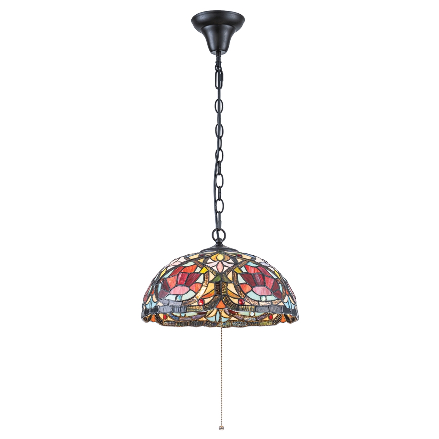 Quoizel - Подвесная люстра на цепи Tiffany LARISSA 3xE27/60W/230V, диаметр 38,5 см