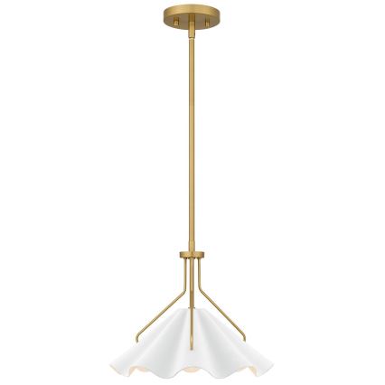 Quoizel - Люстра на штанзі MEJIA 1xE27/60W/230V діаметр 35,6 cm латунний