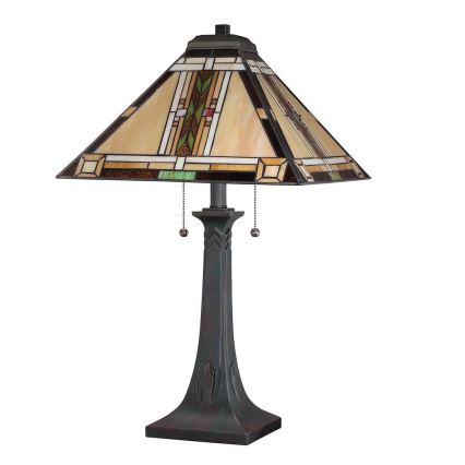 Quoizel - Настольная лампа NAVAJO 2xE27/60W/230V