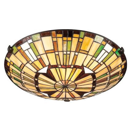 Quoizel - Потолочный светильник REED 2xE27/60W/230V диаметр 42 см