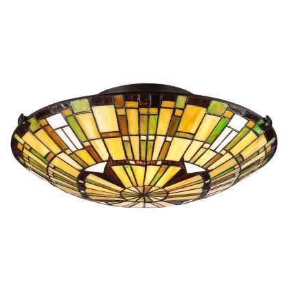 Quoizel - Стельовий світильник REED 2xE27/60W/230V діаметр 42 cm
