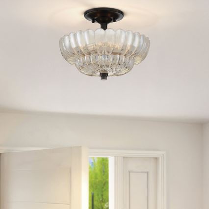 Quoizel - Стельовий світильник WHITECAP 3xE14/40W/230V діаметр 29,7 cm