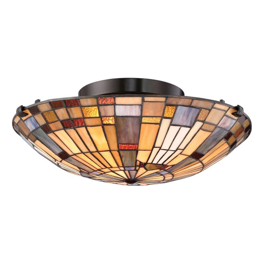 Quoizel - Стельовий світильник INGLENOOK 2xE27/60W/230V діаметр 40,7 cm