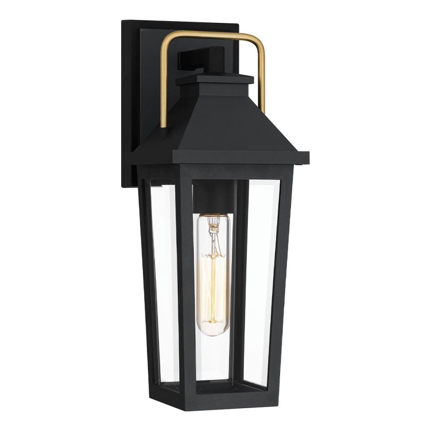 Quoizel - Вуличний настінний світильник BUCKLEY 1xE27/40W/230V IP44 чорний