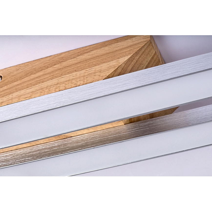 Rabalux - LED стельовий світильник, 21 Вт/230 В, 4000 К, бук, довжина 80 см