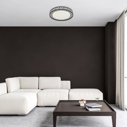 Rabalux - Світлодіодний стельовий світильник із регулюванням яскравості LED/48W/230V 3000-6500K + пульт дистанційного керування, діаметр 49 см