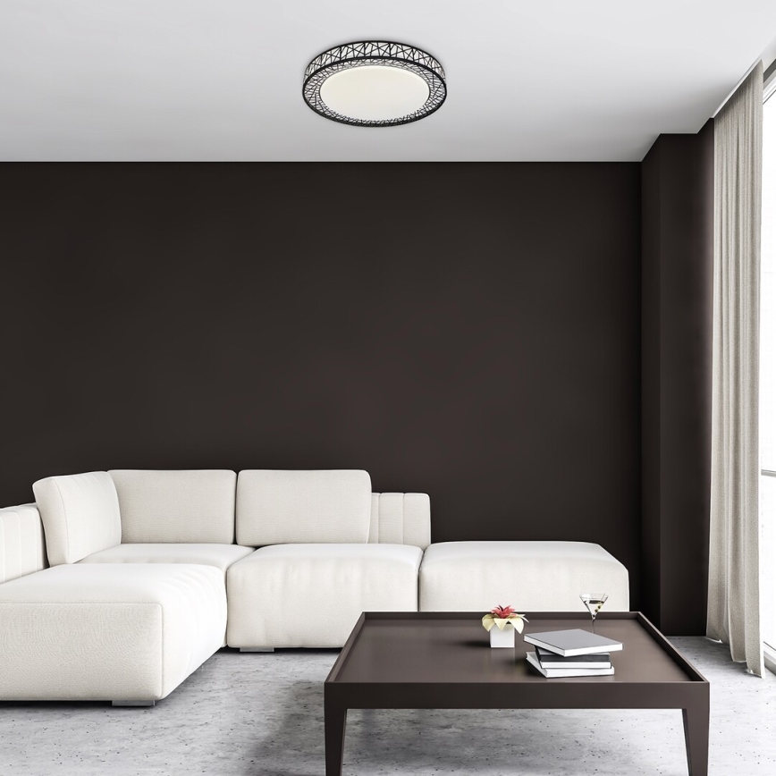 Rabalux - Світлодіодний стельовий світильник із регулюванням яскравості LED/48W/230V 3000-6500K + пульт дистанційного керування, діаметр 49 см