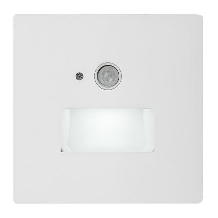 Rabalux - LED сходовий світильник з датчиком руху та сутінків LED/1W/230V 3000/4500/6500K білий