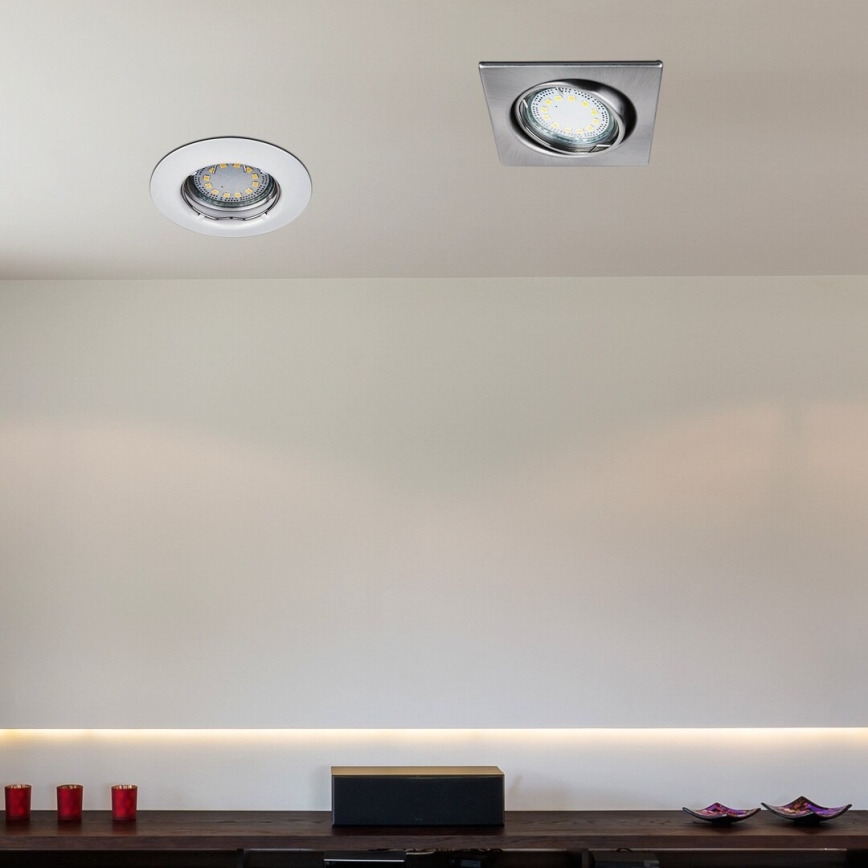 Rabalux - НАБІР 3xLED Вбудований стельовий світильник 3xGU10/3W/230V IP40