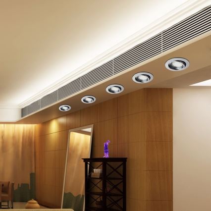 Rabalux - НАБІР 3xLED Вбудований стельовий світильник 3xGU10/3W/230V IP40
