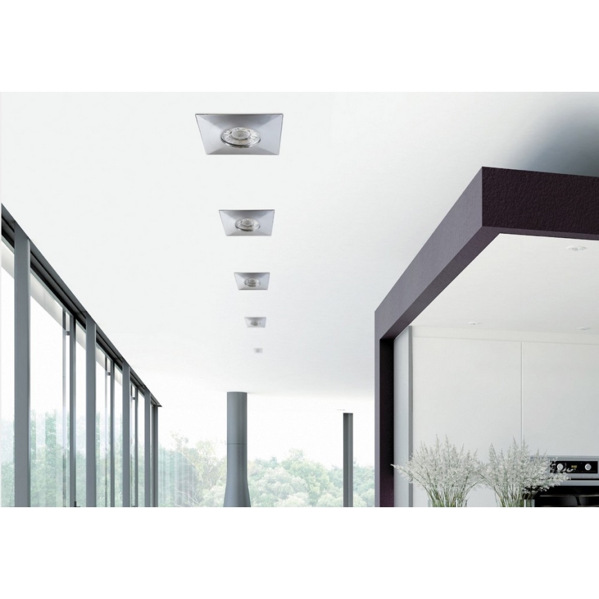 Rabalux - Комплект из 3 встраиваемых потолочных светильников для ванной LED/4W/230V IP44