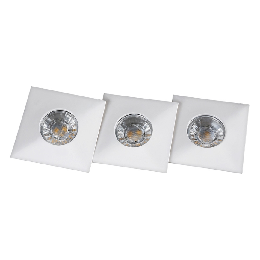 Rabalux - НАБОР 3x Светодиодный встроенный светильник для ванной комнаты 1xLED/4W/230V IP44